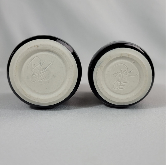 Studio Pottery Painted Geometric Shapes Glazed Pottery OOAK - Picture 10 of 12